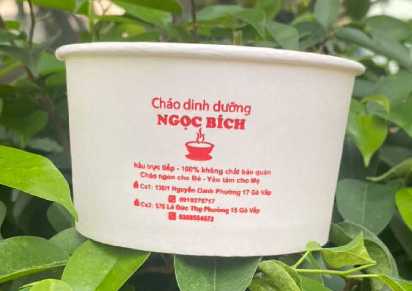 tô giấy 450ml đựng thức ăn nóng