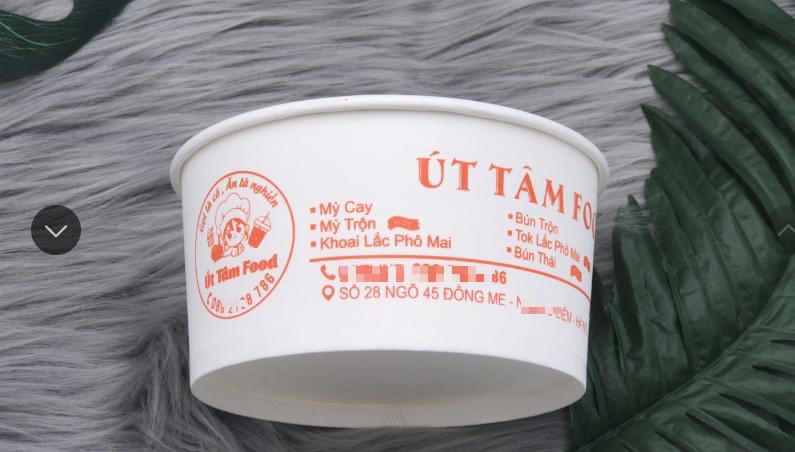 bao bì tô giấy đựng bún phở