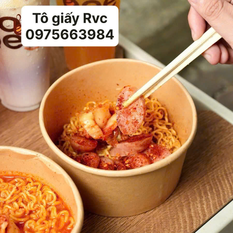tô giấy đựng thức ăn RVC
