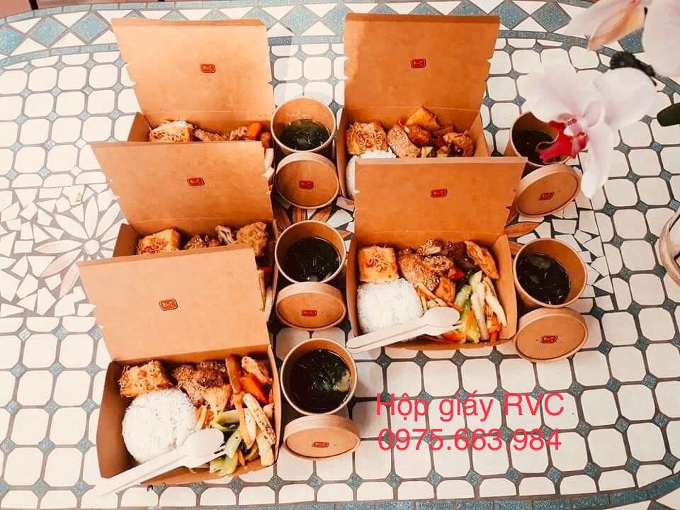 lựa chọn hộp giấy đựng thức ăn mang đi xa 
