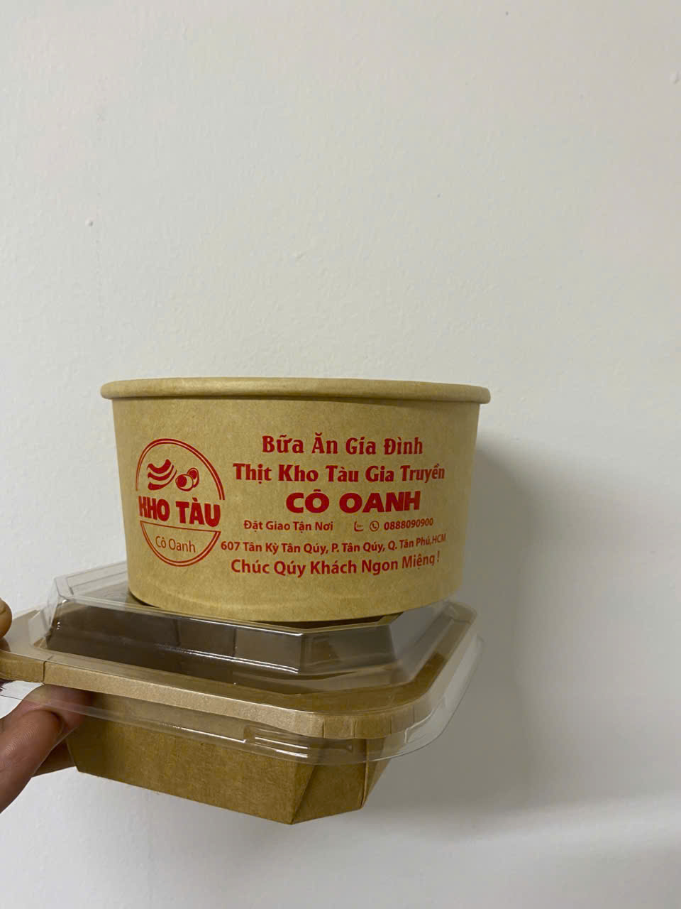 in tô giấy kraft nâu số lượng 3000 cái