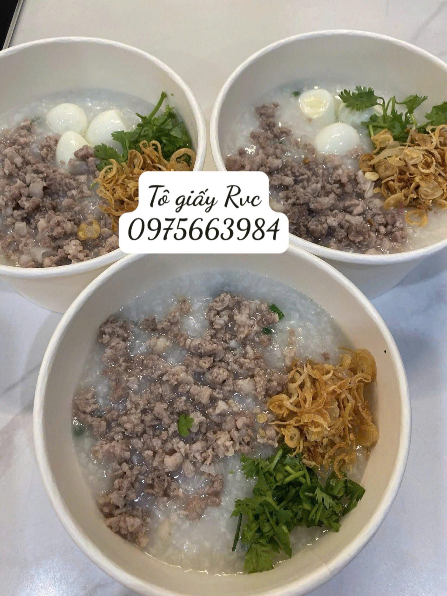 tô giấy đựng cháo 500ml