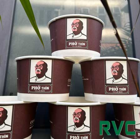 xưởng in tô giấy đựng thức ăn