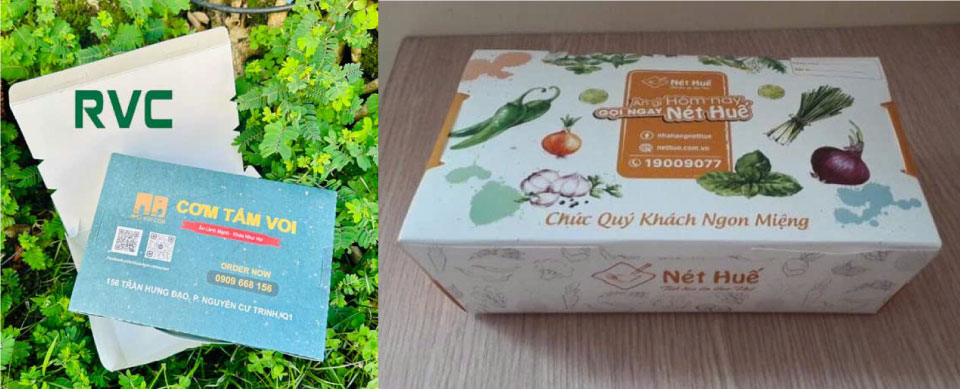in logo hộp giấy đựng thức ăn theo mẫu