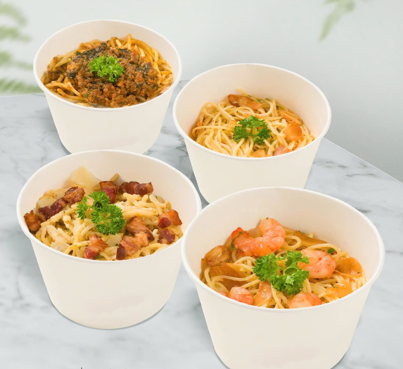 tô giấy 850ml đựng phở