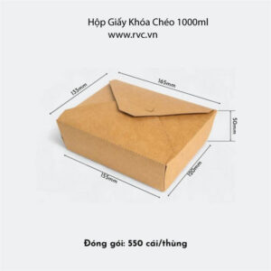 hộp giấy nắp khóa chéo 1000ml