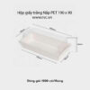 hộp giấy trắng nắp pet 190.90