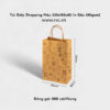 Túi Giấy Shopping Nâu In Gấu 235x150x80 mm
